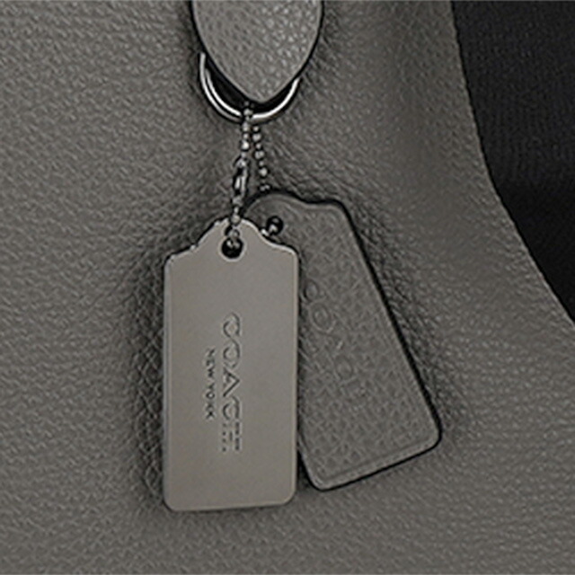 コーチ ブリーフケース ビジネスバッグ 2way ショルダーバッグ 斜めがけ メンズ アウトレット ブランド COACH C9875 QBCHR チャコール グレー 軽量 A4 ノートpc 高級 おしゃれ プレゼント 男性 実用的 かっこいい