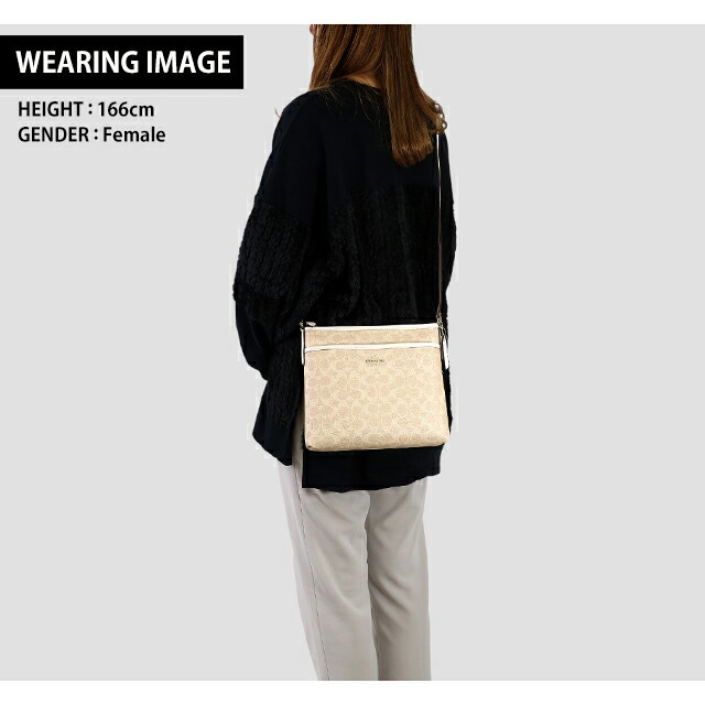 コーチ ショルダーバッグ メッセンジャーバッグ レディース アウトレット ブランド COACH CCQ21 IMXDM ライトベージュ/ホワイト 斜めがけ 高級 おしゃれ プレゼント 女性 実用的 かわいい