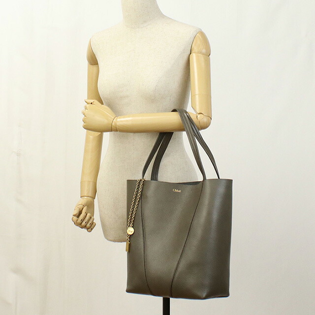 クロエ トートバッグ レディース ブランド CHLOE レザー CHC25SS811N84 グレー バッグ 軽量 手提げ 高級 おしゃれ プレゼント 女性 実用的 かわいい
