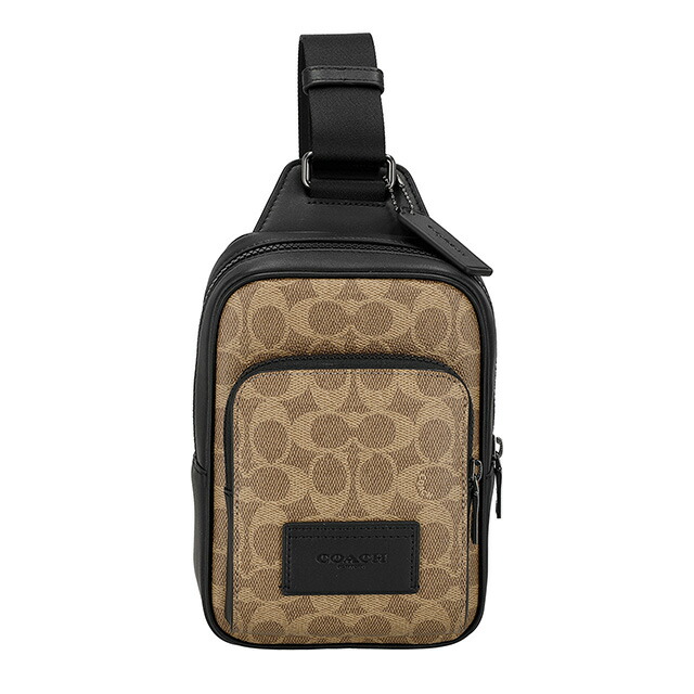 コーチ ボディバッグ ウエストポーチ メンズ レディース アウトレット ブランド COACH CV763 QBNRX ベージュ ショルダーバッグ 斜めがけ 軽量 小さめ 高級 おしゃれ プレゼント 男性 実用的 かっこいい