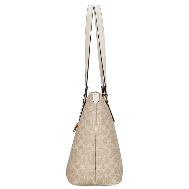 コーチ トートバッグ 2way ショルダー レディース アウトレット ブランド COACH CW381 IMXDM ベージュ 軽量 手提げ 高級 おしゃれ プレゼント 女性 実用的 かわいい