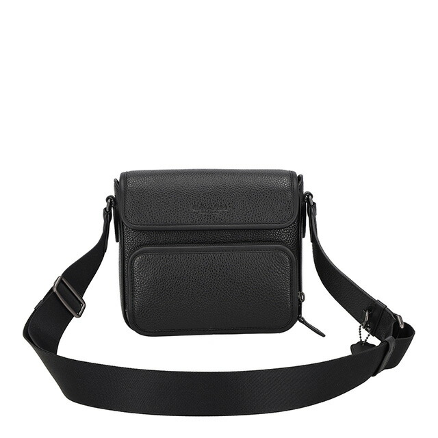 コーチ ショルダーバッグ メッセンジャーバッグ メンズ アウトレット ブランド COACH レザー CY800 QB BK ブラック 斜めがけ 高級 おしゃれ プレゼント 男性 実用的 かっこいい