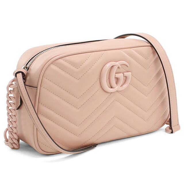 グッチ 斜め掛け ショルダーバッグ レディース ブランド GUCCI GG MARMONT 2.0 447632 ピンク バッグ