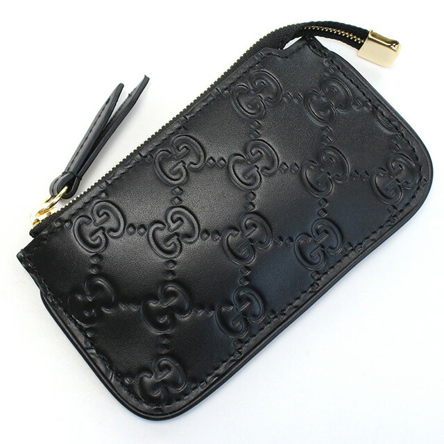 グッチ コインケース キーリング付 レディース GUCCI レザー イタリア 447964 ブラック 財布 小銭入れ 小さい ブランド 高級 おしゃれ プレゼント 実用的 かわいい