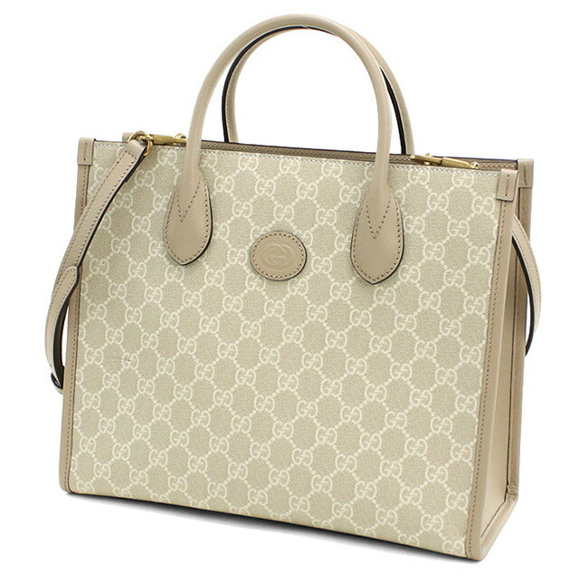 グッチ トートバッグ レディース ブランド GUCCI GG RETRO 659983 ベージュ バッグ 軽量 手提げ 高級 おしゃれ プレゼント 女性 実用的 かわいい