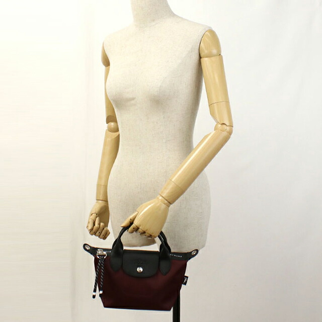 ロンシャン ハンドバッグ レディース ブランド Longchamp 2WAY 1500 レッド 軽量 小さめ 手提げ 高級 おしゃれ プレゼント 女性 実用的 かわいい