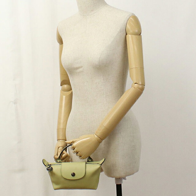 ロンシャン ハンドバッグ レディース ブランド Longchamp 2WAY レザー 34205 イエロー 軽量 小さめ 手提げ 高級 おしゃれ プレゼント 女性 実用的 かわいい