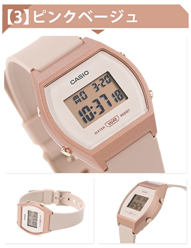 カシオ CASIO クォーツ 電池式 LW-204 スタンダード チプカシ レディース 腕時計 ブランド デジタル 選べるモデル (選べるチプカシ+缶バッジ+ラッピング+出荷前電池交換無料)ギフトセット プレゼント 実用的