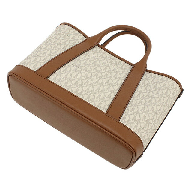 マイケル・コース トートバッグ レディース MICHAEL KORS LUISA インドネシア 30R4G99T1V VANILLA-LUGG ホワイト系 ブラウン系 バッグ 軽量 手提げ ブランド 高級 おしゃれ プレゼント 女性 実用的 かわいい