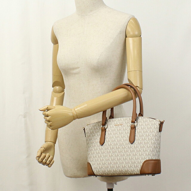 マイケルコース ハンドバッグ レディース ブランド MICHAEL KORS MURPHY 2WAY 30R6G1WS8B VANILLA-ACRN 軽量 小さめ 手提げ 高級 おしゃれ プレゼント 女性 実用的 かわいい