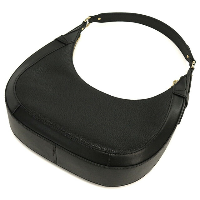 マイケル・コース ショルダーバッグ セミショルダー レディース MICHAEL KORS PRESTON レザー バングラデシュ 30S4G0PL5L BLACK ブラック バッグ 斜めがけ ブランド 高級 おしゃれ プレゼント 女性 実用的 かわいい