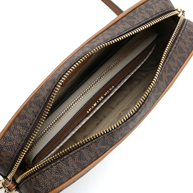 マイケルコース 斜め掛け ショルダーバッグ レディース ブランド MICHAEL KORS JET SET 32F1GJ6C7B ブラウン