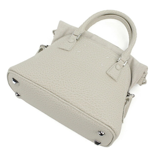 メゾンマルジェラ ハンドバッグ レディース ブランド Maison Margiela レザー イタリア S56WG0081 グレー系 バッグ 軽量 小さめ 手提げ 高級 おしゃれ プレゼント 女性 実用的 かわいい