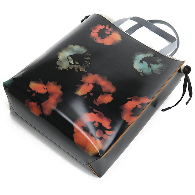 マルニ トートバッグ レディース ブランド MARNI レザー イタリア SHMPV02Y02 ブラック マルチカラー バッグ 軽量 手提げ 高級 おしゃれ プレゼント 女性 実用的 かわいい