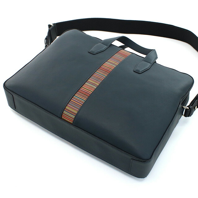 ポール・スミス ブリーフケース メンズ Paul Smith レザー タイ M1A6603 BLUE ブルー系 バッグ 軽量 A4 ノートpc ブランド 高級 おしゃれ プレゼント 男性 実用的 かっこいい