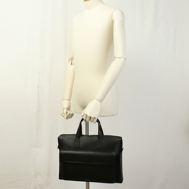 ポール・スミス ブリーフケース メンズ ブランド Paul Smith レザー M1A8031 ブラック バッグ 軽量 A4 ノートpc ブランド 高級 おしゃれ プレゼント 男性 実用的 かっこいい