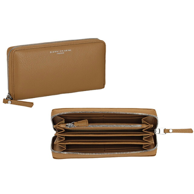 ジャンニキアリーニ 長財布 レディース ブランド GIANNI CHIARINI レザー PF 5042 GRN キャメル ウォレット 高級 おしゃれ プレゼント 実用的