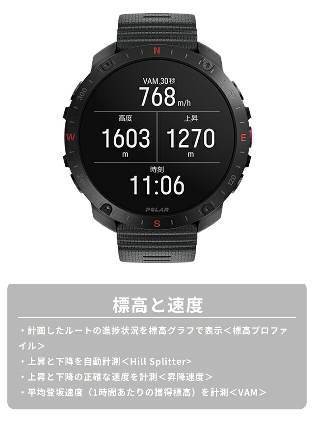 ポラール Grit X2 Pro ナイトブラック 充電式クオーツ スマートウォッチ ブランド メンズ レディース Bluetooth POLAR 900110283 デジタル ブラック グリット エックスツー プロ プレゼント 実用的