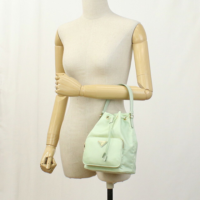 プラダ ハンドバッグ レディース ブランド PRADA 1BH038 ACQUA バッグ 軽量 小さめ 手提げ 高級 おしゃれ プレゼント 女性 実用的 かわいい