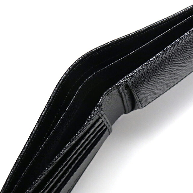 プラダ 二つ折り財布 二折財布小銭入付き 二つ折り財布 二折財布 メンズ ブランド PRADA 2MO738 NERO