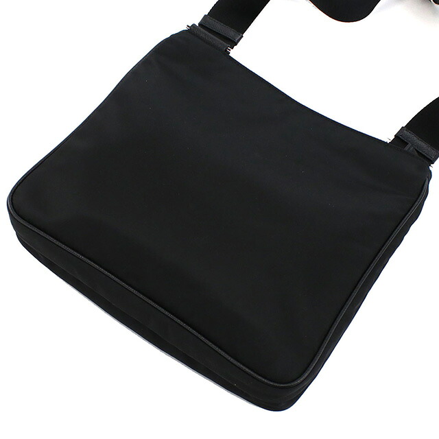 プラダ 斜め掛け ショルダーバッグ メンズ PRADA ルーマニア 2VH118 NERO ブラック バッグ 斜めがけ ブランド 高級 おしゃれ プレゼント 男性 実用的 かっこいい