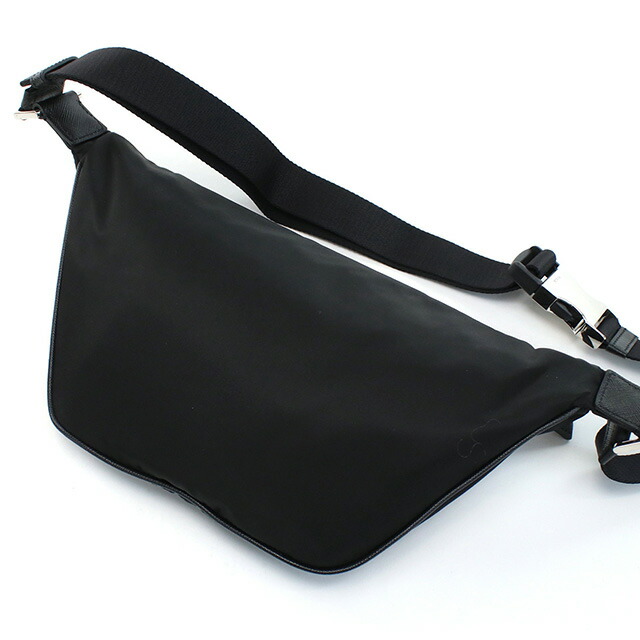 プラダ ボディバッグ メンズ ブランド PRADA TESSUTO+SAFFIANO ナイロン イタリア 2VL033 NERO ブラック バッグ プレゼント 実用的