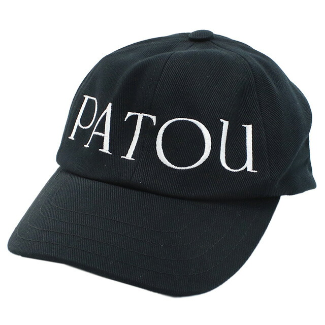 パトゥ キャップ レディース ブランド PATOU コットン100% ブルガリア AC0400132 BLACK ブラック 帽子