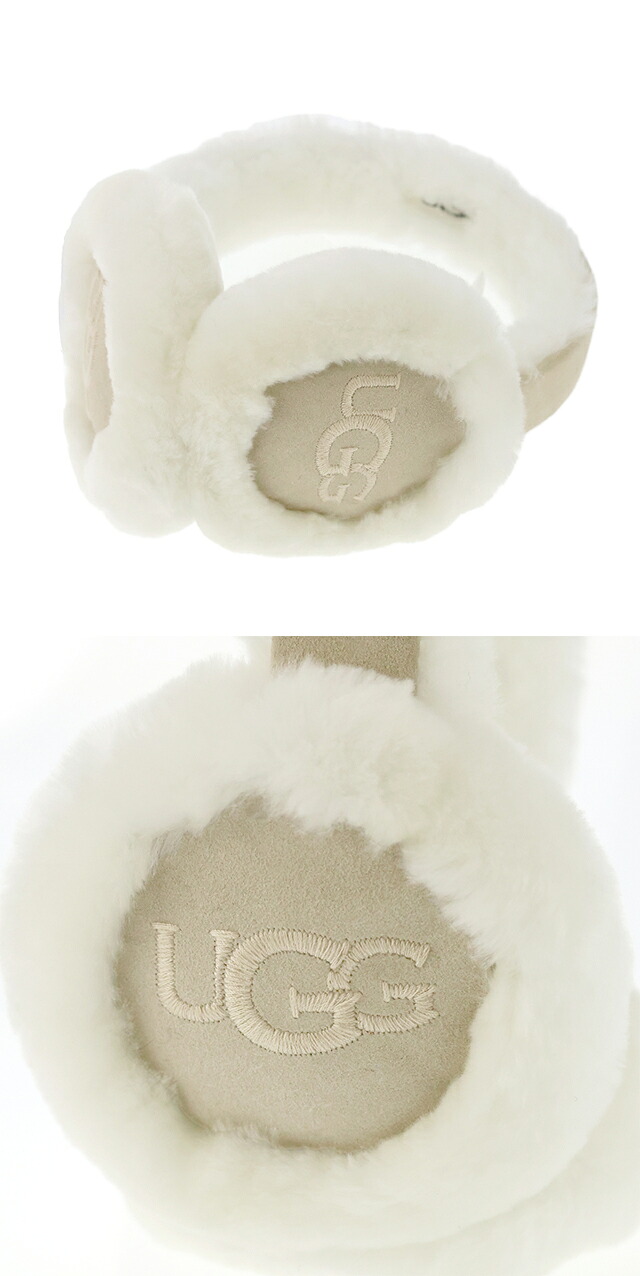 UGG アグ イヤーマフ イヤマフ 耳当て 正規BOX付属 海外正規品 レディース 20955 SHEEPSKIN シープスキン ボア ファー ロゴ 防寒 ふわふわ あったか ブランド ギフト クリスマス プレゼント 送料無料 選べるモデル