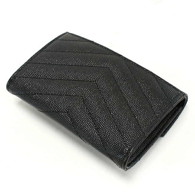 サンローラン 名刺入れ レディース ブランド SAINT LAURENT レザー 414404 ブラック 高級 おしゃれ プレゼント 実用的