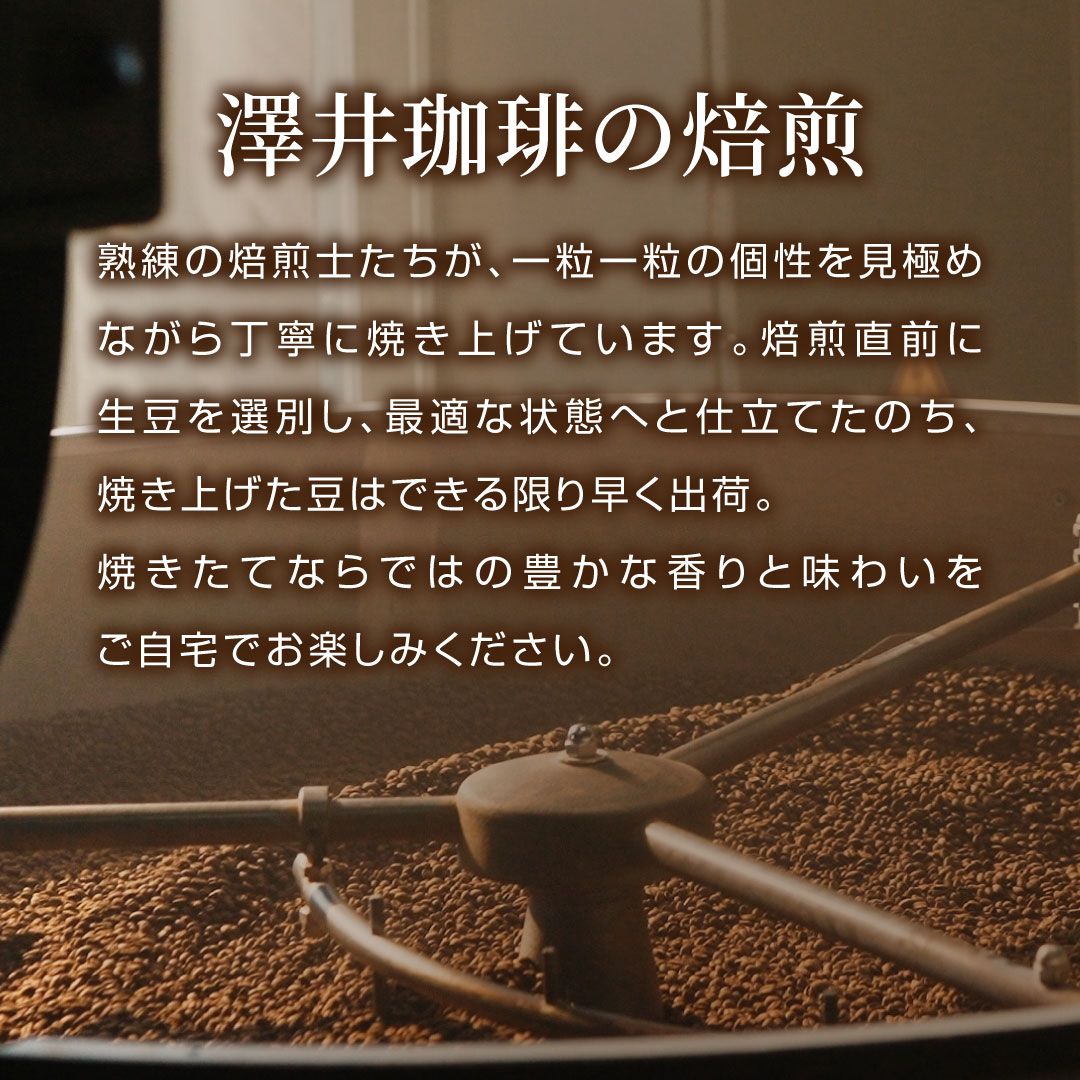 澤井珈琲 香り良くすっと飲める グアテマラ サステナブルコーヒー 200g×2袋 豆のまま