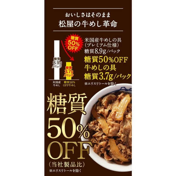 【松屋 公式】糖質オフ牛めし10食と豚めし10食とオリジナルカレー10食 糖質50％オフ！