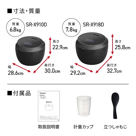 パナソニック 可変圧力IHジャー炊飯器 5.5合 SR-X910D-H ライトグレージュ