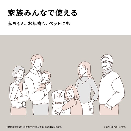 【１月下旬発送予定】パナソニック ファインバブルシャワーヘッド ファインベール EH-SH50-S シルバー