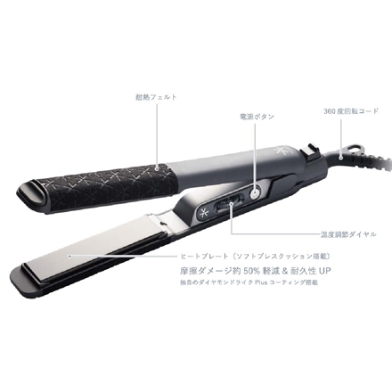 ＜VENUSiS＞ ストレートヘアアイロン VAS-5300　グレー（H）