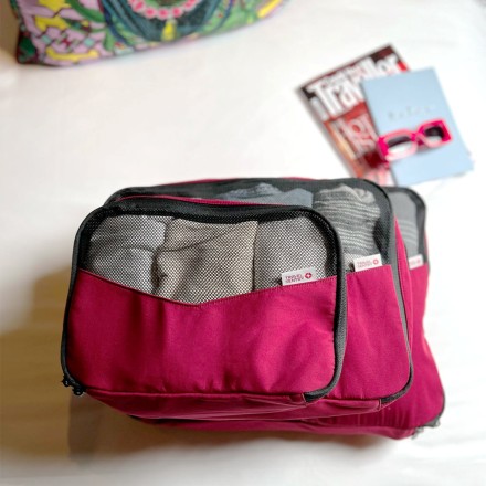 TRAVEL SENTRY パッキングキューブ 3個セット ブラック