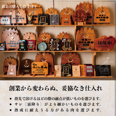 松阪牛 A5 ウデミスジ すき焼き しゃぶしゃぶ用 400g ( 2～3人前 )