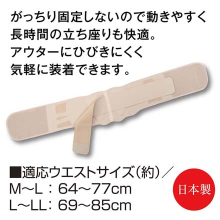 腰サポーター お医者さんの腰サポーター ピタ肌 M-L