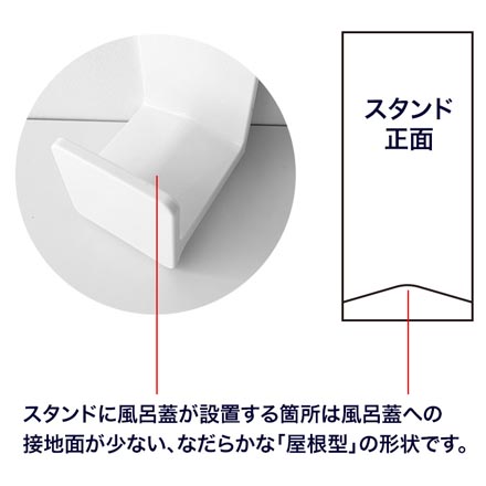 マグピット ふろ蓋ホルダースタンドセット 壁面 磁石 浴室