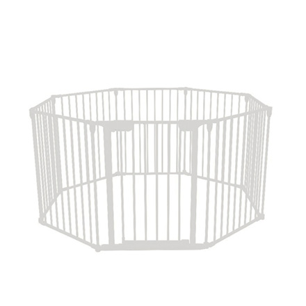 スチール ペットサークル ペットゲージ 8枚組 白