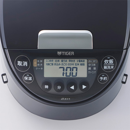タイガー IHジャー炊飯器 5.5合炊き モーブブラック JPW-K100KV