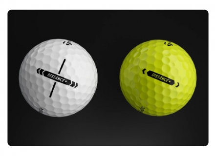 テーラーメイド NEW ディスタンス+ ゴルフボール 1ダース/12球 マルチ