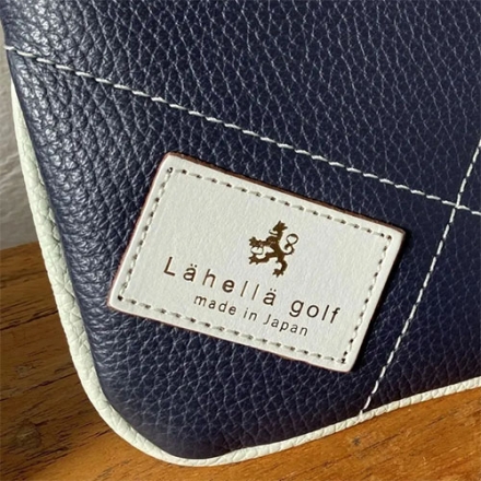 ラヘラ ゴルフ ランダムステッチ L-595 レザー ネオマレット型 パターカバー ネイビー