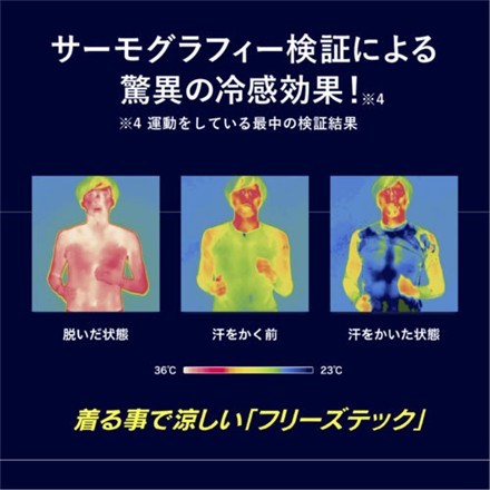 リベルタ FREEZE TECH PERFORMANCE LINE 冷感 ノースリーブ Vネック シャツ ブラック(BLK)/M
