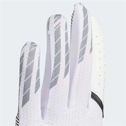 左手用アディダス KVH41 クール ハイグリップ 25 ゴルフグローブ ホワイト×ブラック/24cm