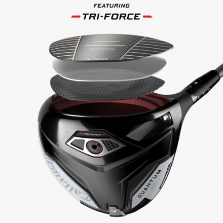 レフティー/左用/USモデルキャロウェイ クアンタム マックス ドライバー DENALI FROST SILVER 50 カーボンシャフト 9.0度/S