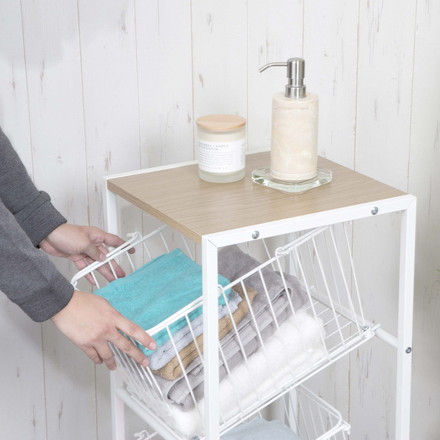 ランドリー ラック 洗濯機ラック 3段ラック ランドリー収納 洗濯機収納 サニタリー収納 伸縮 収納棚 洗濯機 ラック