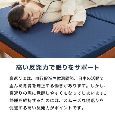 RISE 高反発マットレス 厚さ6cm 180N シングル セミダブル ダブル ライズ東京 ゼログラビティ シングル ブラック