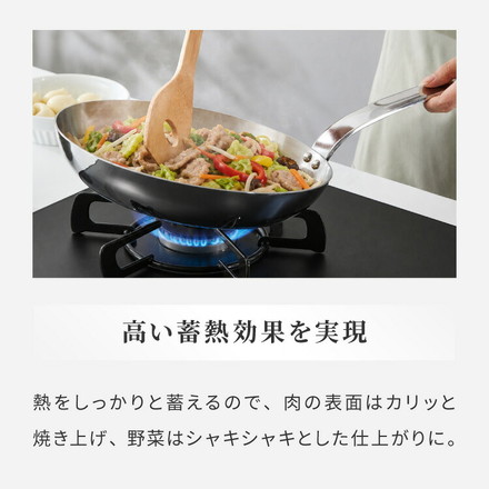 日本製 燕三条 ステンレス3層フライパン 22cm IH対応 ガス火OK アルミクラッド 三層鋼 フライパン フッ素不使用 SUS304 ステンレス製 フライパン シモリュウ プロシード ギフト