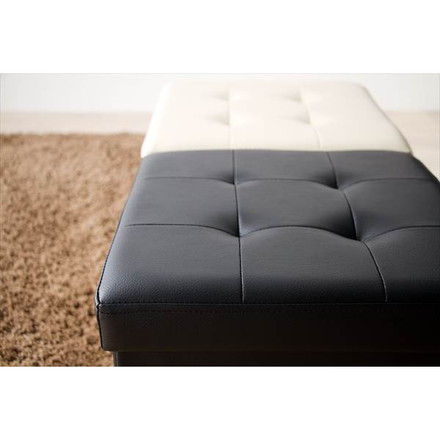 スツール 収納 正方形 38×38cm ボックス 折りたたみ PVCレザー ブラウン