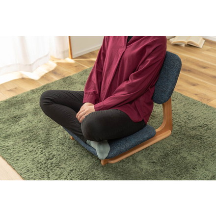 フロアチェア 座椅子 天然木 木製 和風 和室 ローチェア こたつ チェア イス 椅子 シンプル